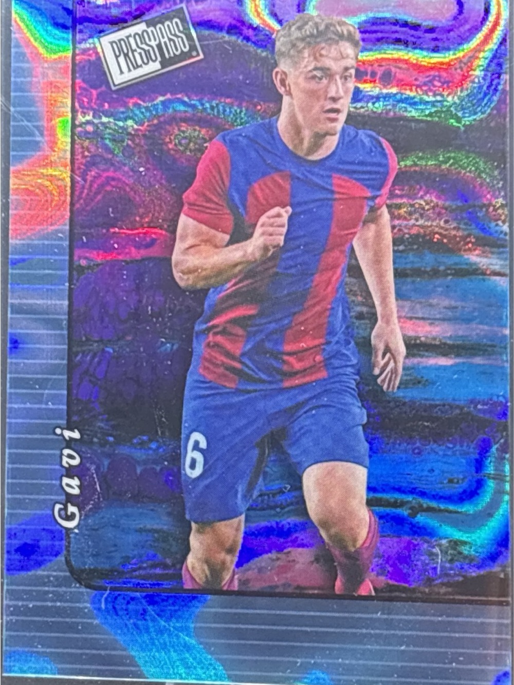 Leaf Press Pass Gavi Soccer Card - LE 1/1